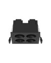 BLAU * FOCO EMPOTRAR 4L 10W  3000K NEGRO